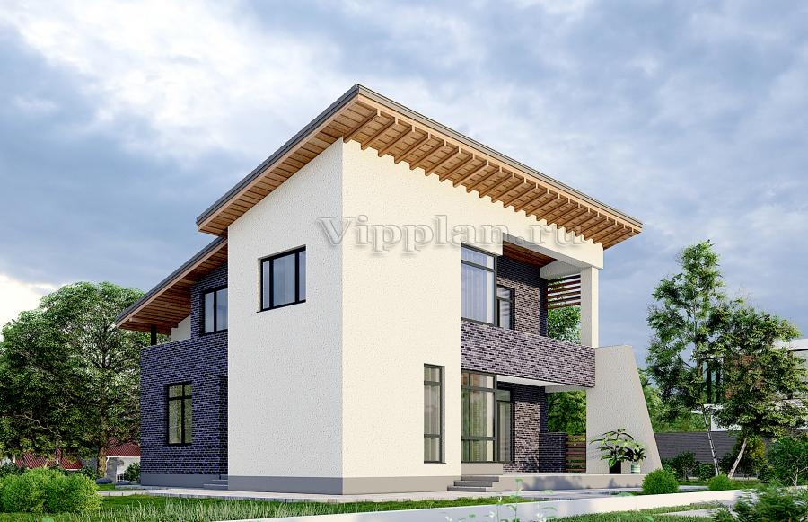 Двухэтажный дом с террасой, тремя спальнями и просторной гостиной